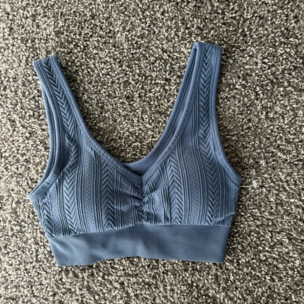 Aerie Blue Padded Sports Bra